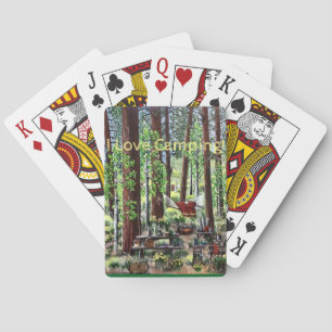 Baraja De Cartas Tarjetas de póquer de camping