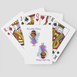 Baraja De Cartas Tarjetas de póquer de hadas africanas personalizad