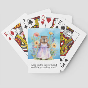 Baraja De Cartas Tarjetas de póquer Groundhog Day - Diversión y Qui