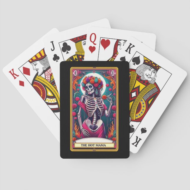 Baraja De Cartas Tarjetas de póquer Hot Mama Tarot (Reverso)