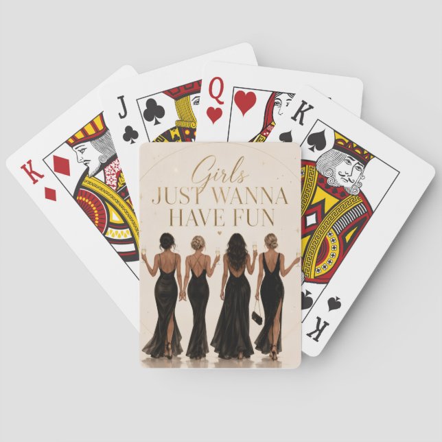 Baraja De Cartas Tarjetas de póquer para despedida de soltera 'Las  (Reverso)