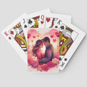 Baraja De Cartas Tarjetas de póquer Romantic Hearts