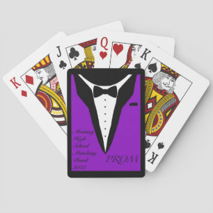 Baraja De Cartas Tarjetas de prom (púrpura)