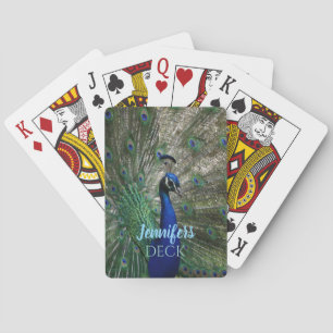 Baraja De Cartas Tarjetas de regalo clásicas de pavo real