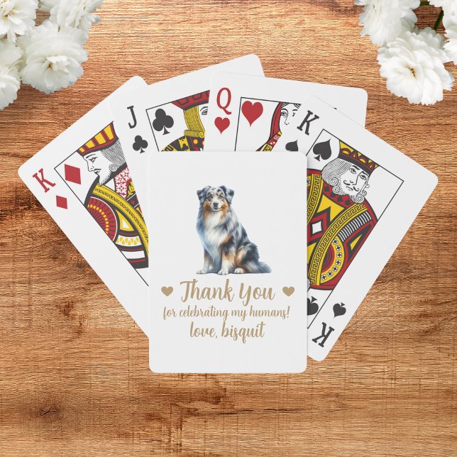 Baraja De Cartas Tarjetas de regalo de boda de perro (Subido por el creador)