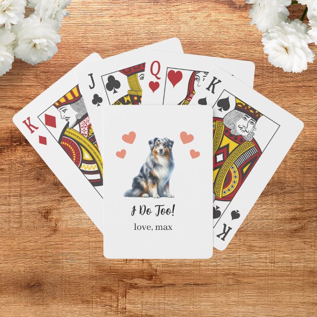 Baraja De Cartas Tarjetas de regalo de boda de perro (Subido por el creador)