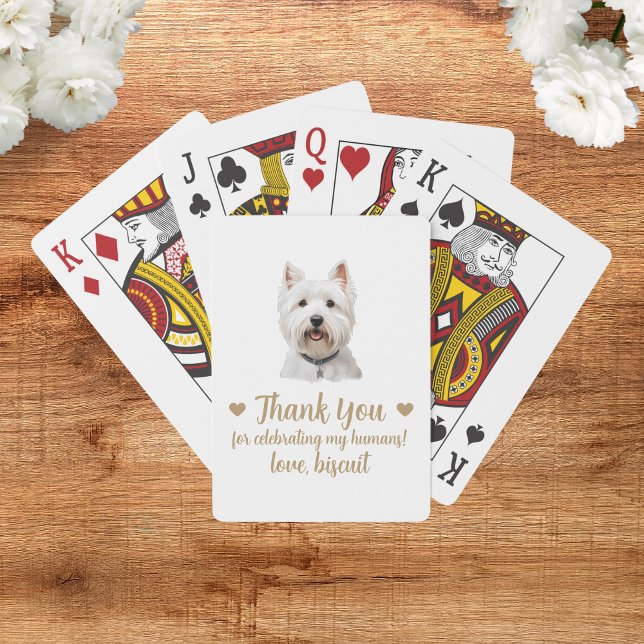 Baraja De Cartas Tarjetas de regalo de boda de perro (Subido por el creador)