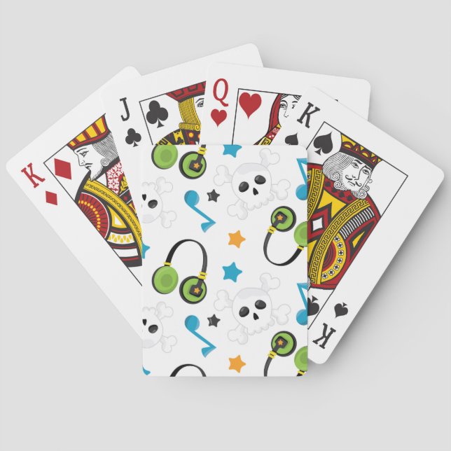 Baraja De Cartas Tarjetas de reproducción (Reverso)