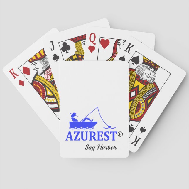 Baraja De Cartas Tarjetas de reproducción AZUREST (Reverso)