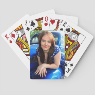 Baraja De Cartas Tarjetas de reproducción Blue Vintage