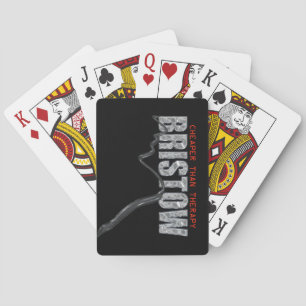 Baraja De Cartas Tarjetas de reproducción BRISTOW ROCKS
