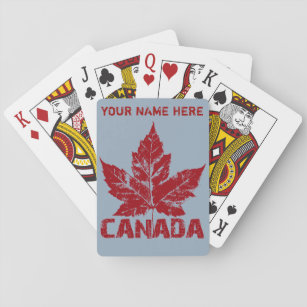 Baraja De Cartas Tarjetas de reproducción Canadá Tarjetas de recuer