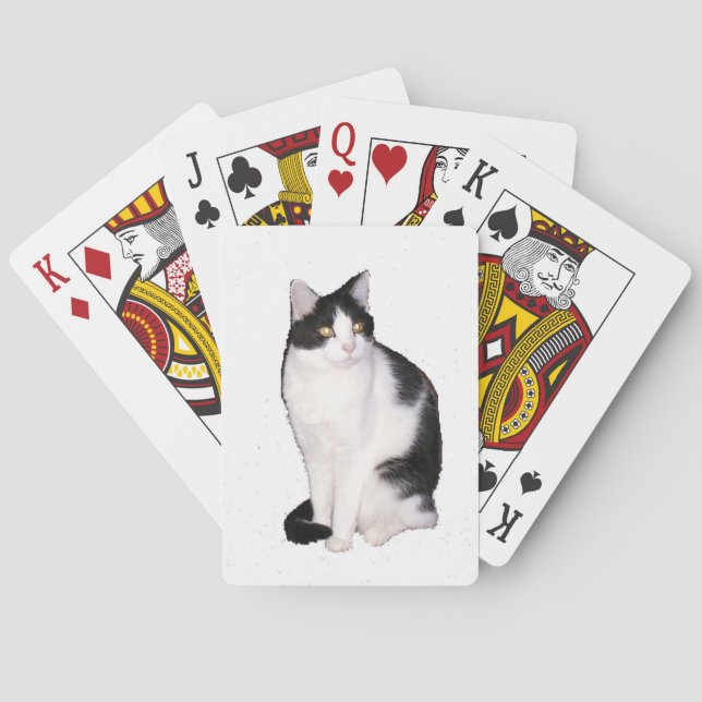 Baraja De Cartas Tarjetas de reproducción Cat 12 (Reverso)