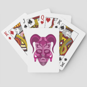 Baraja De Cartas Tarjetas de reproducción clásicas con máscara