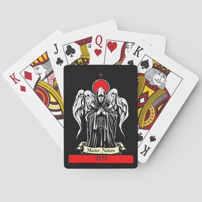 Baraja De Cartas Tarjetas de reproducción clásicas, edición Master  (Reverso)