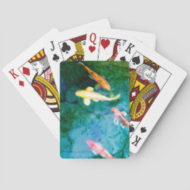 Baraja De Cartas Tarjetas de reproducción clásicas Koi Fish