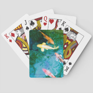 Baraja De Cartas Tarjetas de reproducción clásicas Koi Fish