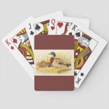 Tarjetas de reproducción clásicas Mallard Ducks