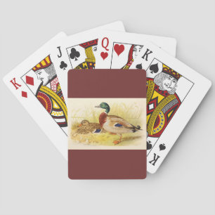 Baraja De Cartas Tarjetas de reproducción clásicas Mallard Ducks