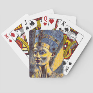 Baraja De Cartas Tarjetas de reproducción clásicas Nefertiti