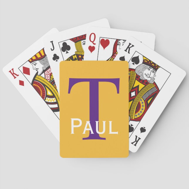 Baraja De Cartas Tarjetas de reproducción clásicas personalizado 2 (Reverso)