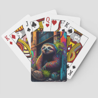 Baraja De Cartas Tarjetas de reproducción clásicas Sloth