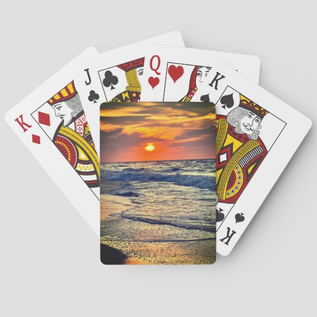 Baraja De Cartas Tarjetas de reproducción clásicas Sunrise (Reverso)