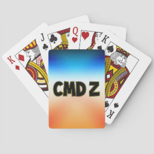 Baraja De Cartas Tarjetas de reproducción CMD Z