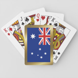 Baraja De Cartas Tarjetas de reproducción con bandera de Australia