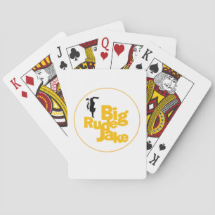 Baraja De Cartas Tarjetas de reproducción con logotipo de BRJ