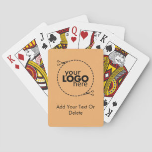 Baraja De Cartas Tarjetas de reproducción con logotipo de Naranja s