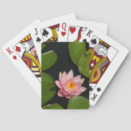 Baraja De Cartas Tarjetas de reproducción con Lotus en color de col