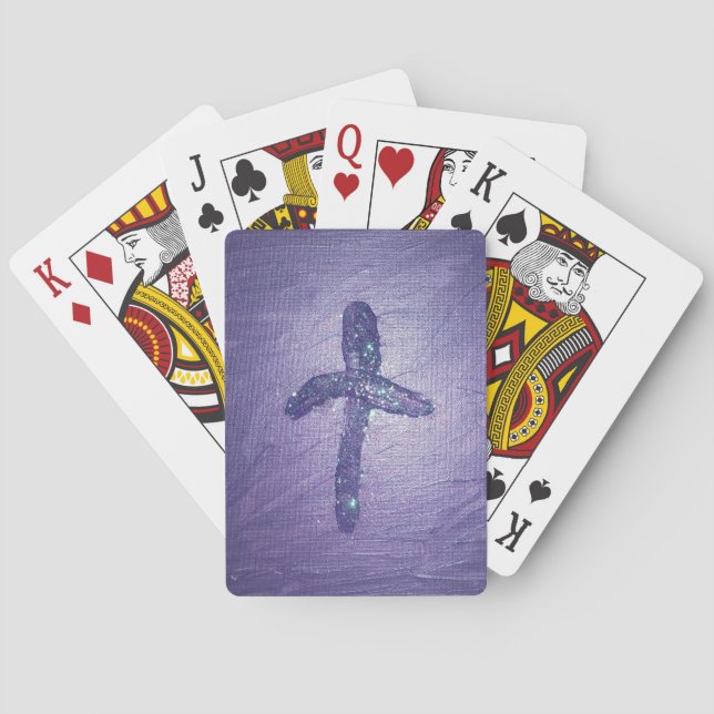 Baraja De Cartas Tarjetas de reproducción cruzada (Reverso)