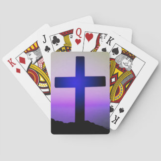 Baraja De Cartas Tarjetas de reproducción cruzada religiosa