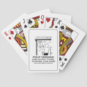 Baraja De Cartas Tarjetas de reproducción de alarmas y accesorios d