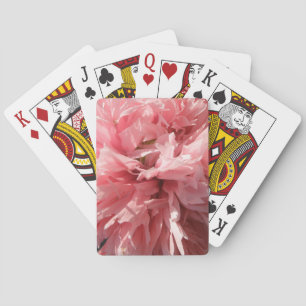 Baraja De Cartas Tarjetas de reproducción de amapola rosada de boni