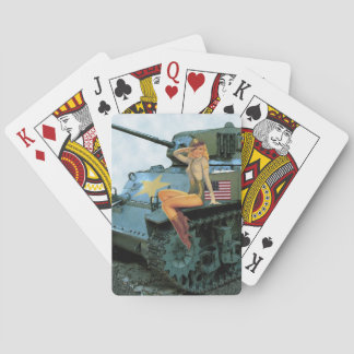 Baraja De Cartas Tarjetas de reproducción de anclaje de Chica de ta