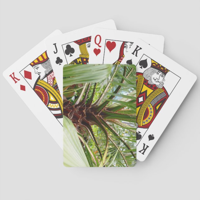 Baraja De Cartas Tarjetas de reproducción de árbol de Hawaii (Reverso)