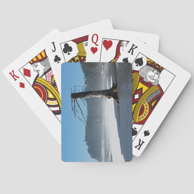 Baraja De Cartas Tarjetas de reproducción de árbol divertido (Reverso)