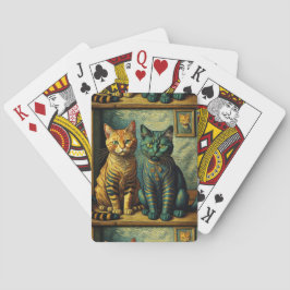 Baraja De Cartas Tarjetas de reproducción de arte