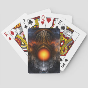 Baraja De Cartas Tarjetas de reproducción de arte fractal de Dream