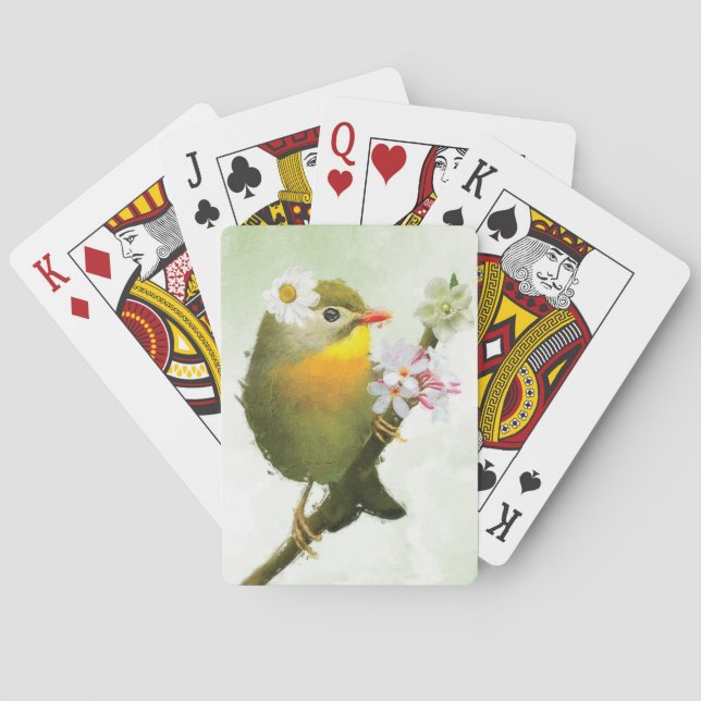 Baraja De Cartas Tarjetas de reproducción de aves (Reverso)