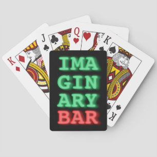 Baraja De Cartas Tarjetas de reproducción de barra imaginaria