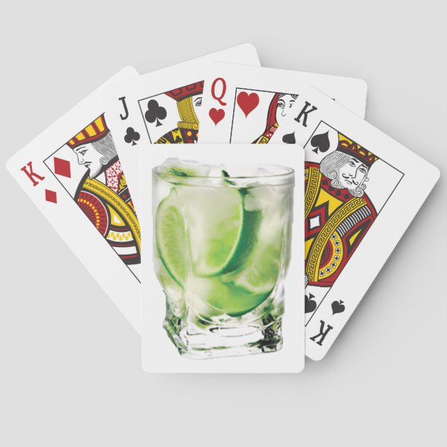 Baraja De Cartas Tarjetas de reproducción de bebidas (Reverso)