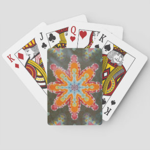 Baraja De Cartas Tarjetas de reproducción de bicicletas Star Tie Dy