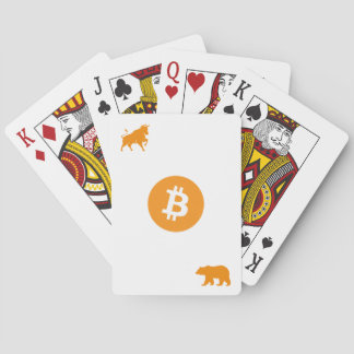 Baraja De Cartas Tarjetas de reproducción de bitcoin