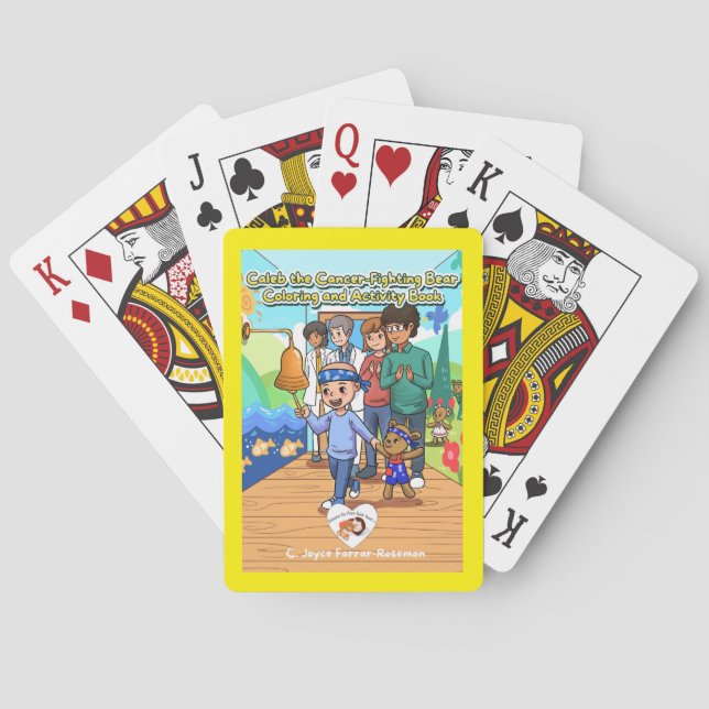 Baraja De Cartas Tarjetas de reproducción de cáncer para niños (Reverso)