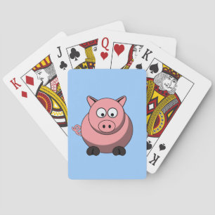 Baraja De Cartas Tarjetas de reproducción de cerdo personalizado