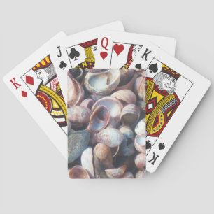 Baraja De Cartas Tarjetas de reproducción de conchas marinas
