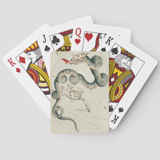 Baraja De Cartas Tarjetas de reproducción de constelación (Reverso)